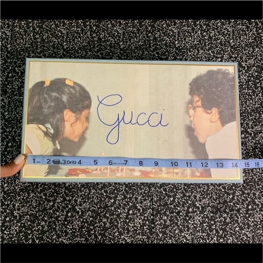 Rare Blue Gucci Gift Box - Picture 5 of 8